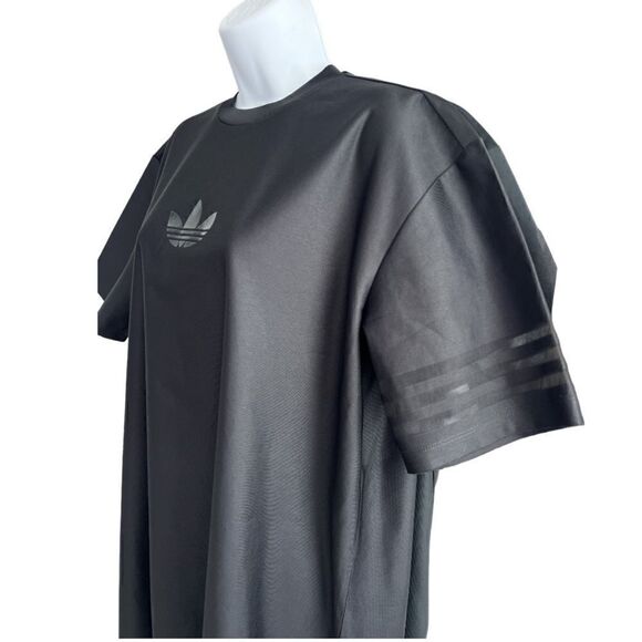 ADIDAS Originals Woman Tee Dress Oversized Color Black Size S. - Picture 4 of 7